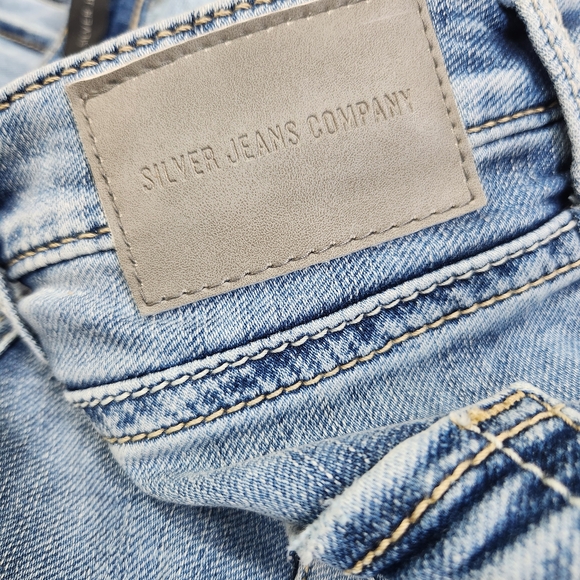 Men's Silver Jeans Light Blue Straight Jeans W40 L32 NWOT - Picture 9 of 11